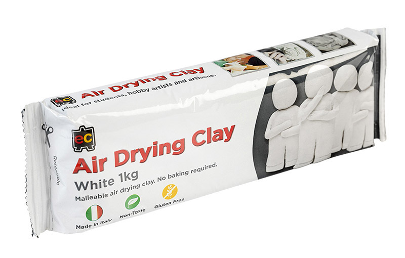 EC Air Dry Clay 1kg - White