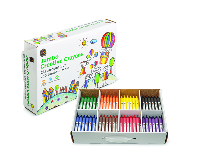 EC Jumbo Creative Crayons - Classpack of 200