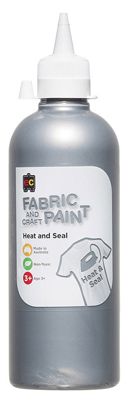 EC Fabric & Craft Paint 500ml - Silver