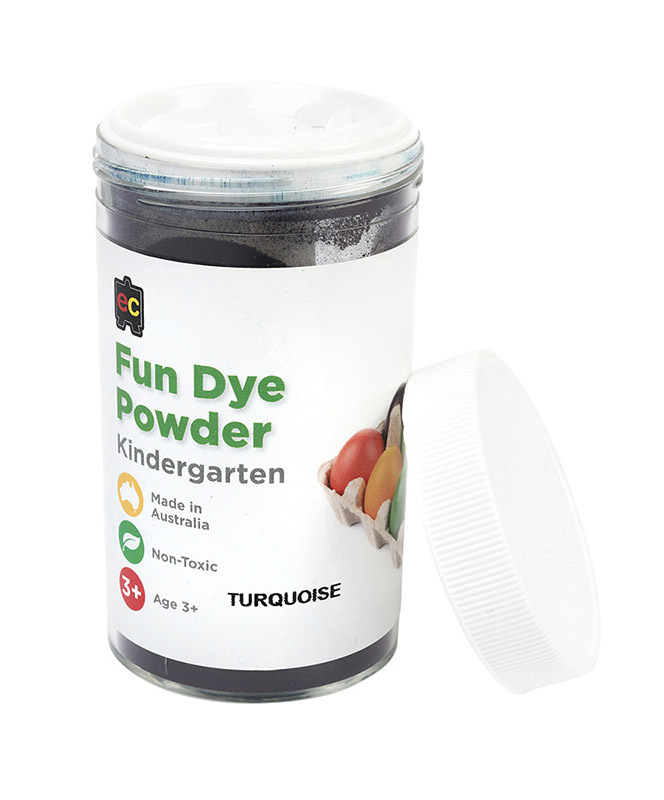 EC Craft Fun Dye Powder 100g - Turquoise