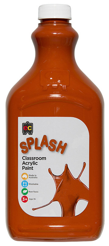 EC Acrylic Paint Splash 2L - Tangy (Orange) (FS) - Ziggies Educational  Supplies
