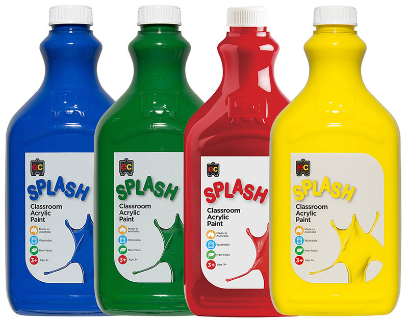 EC Splash Paint 2L - Popular Colours Set of 4