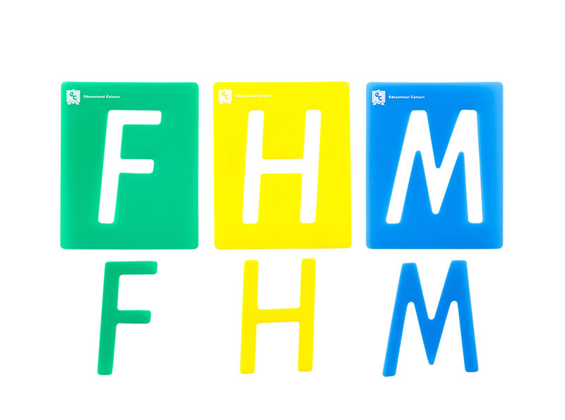 *EC Alphabet Stencil - Upper Case