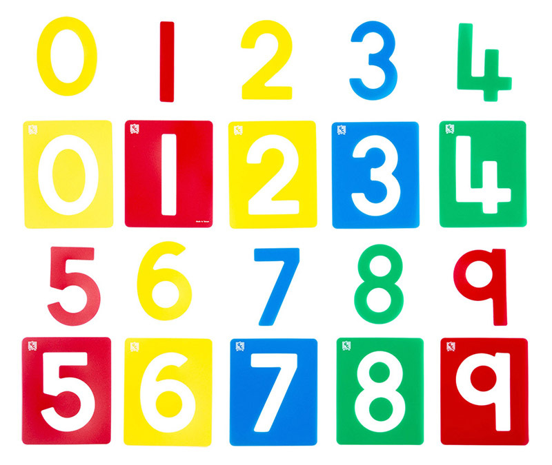 EC Stencil Numbers - 0-9