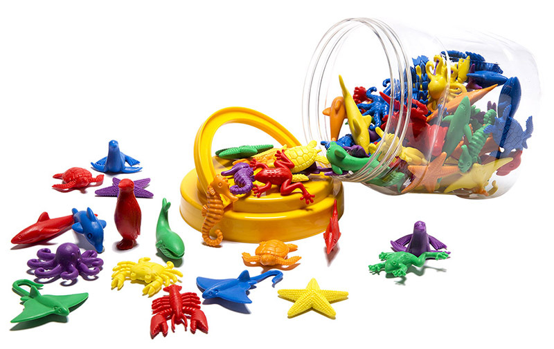 LCBF Sea Life Counters Jar - 84pcs