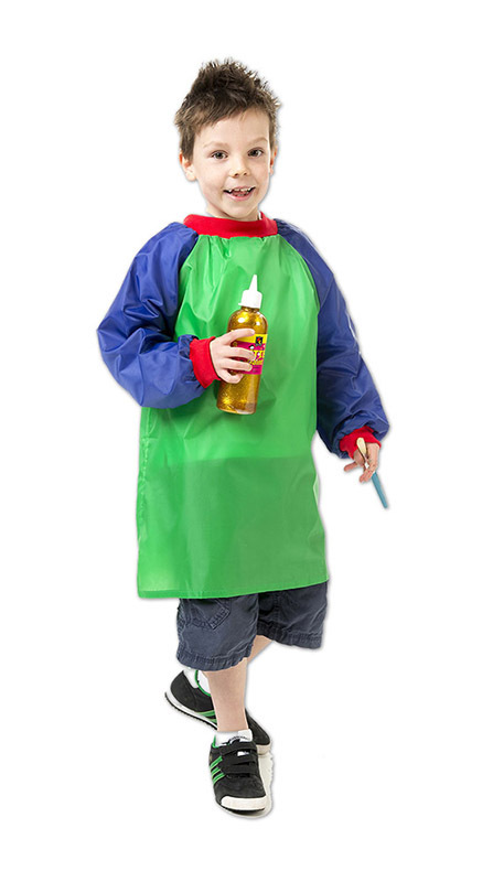 EC Smock Green & Blue - Junior Artist