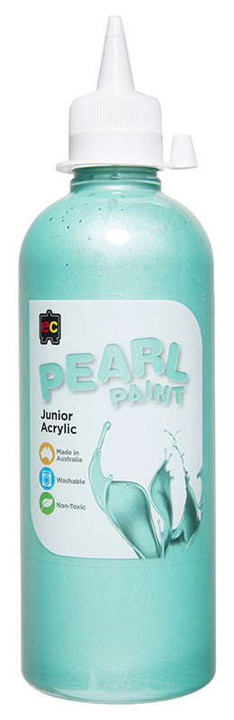 EC Pearl Junior Acrylic Paint 500ml - Green