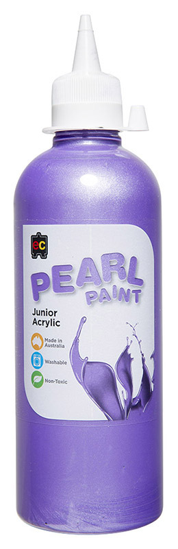 EC Pearl Junior Acrylic Paint 500ml - Violet