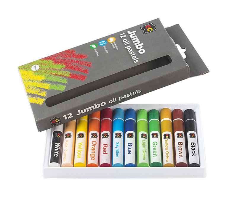 EC Jumbo Oil Pastels - 12pk