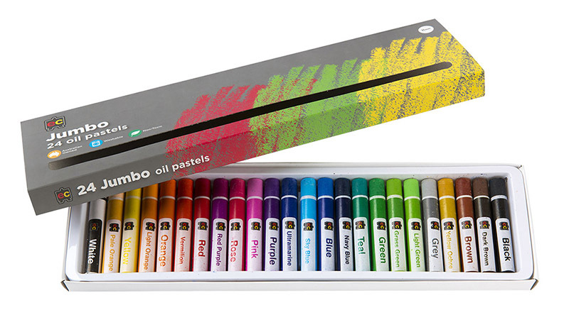 Large Oil Pastels - Black 48pk