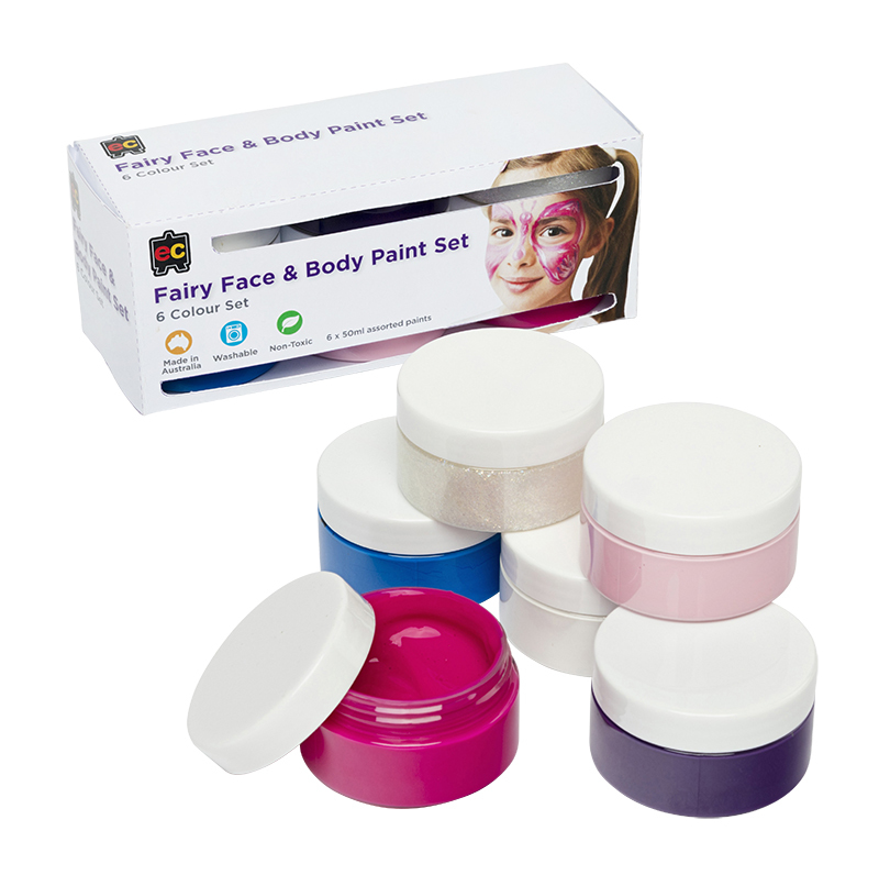 EC Fairy Face Paint 50ml - Set of 6