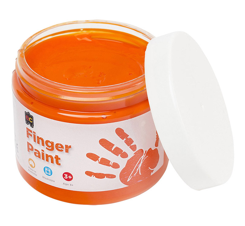 EC Finger Paint 250ml - Orange