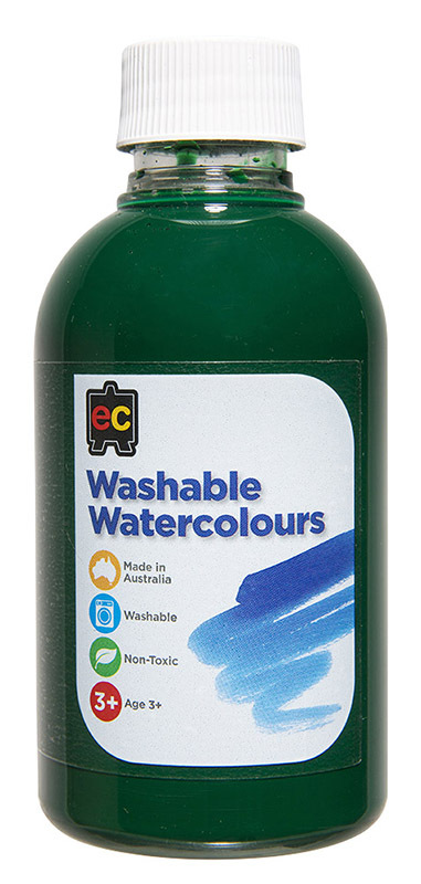 Washable Watercolour Paint  250ml - Green