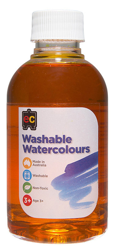 Washable Watercolour Paint  250ml - Yellow