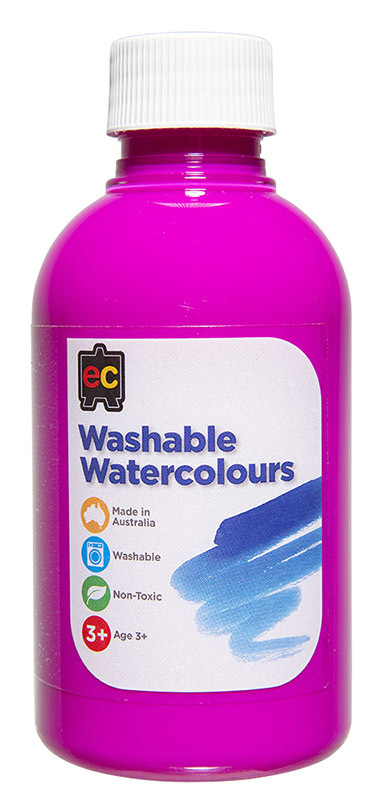 Washable Watercolour Paint  250ml - Pink