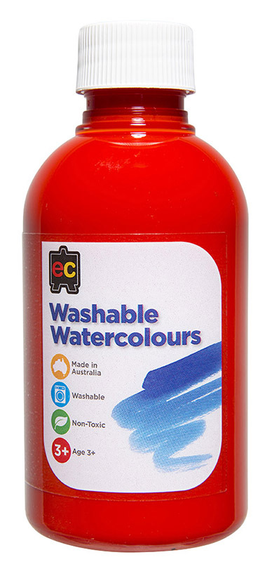 Washable Watercolour Paint  250ml - Orange