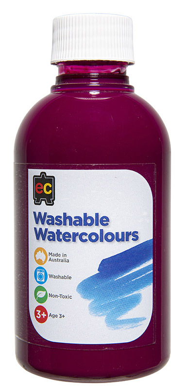 Washable Watercolour Paint  250ml - Magenta