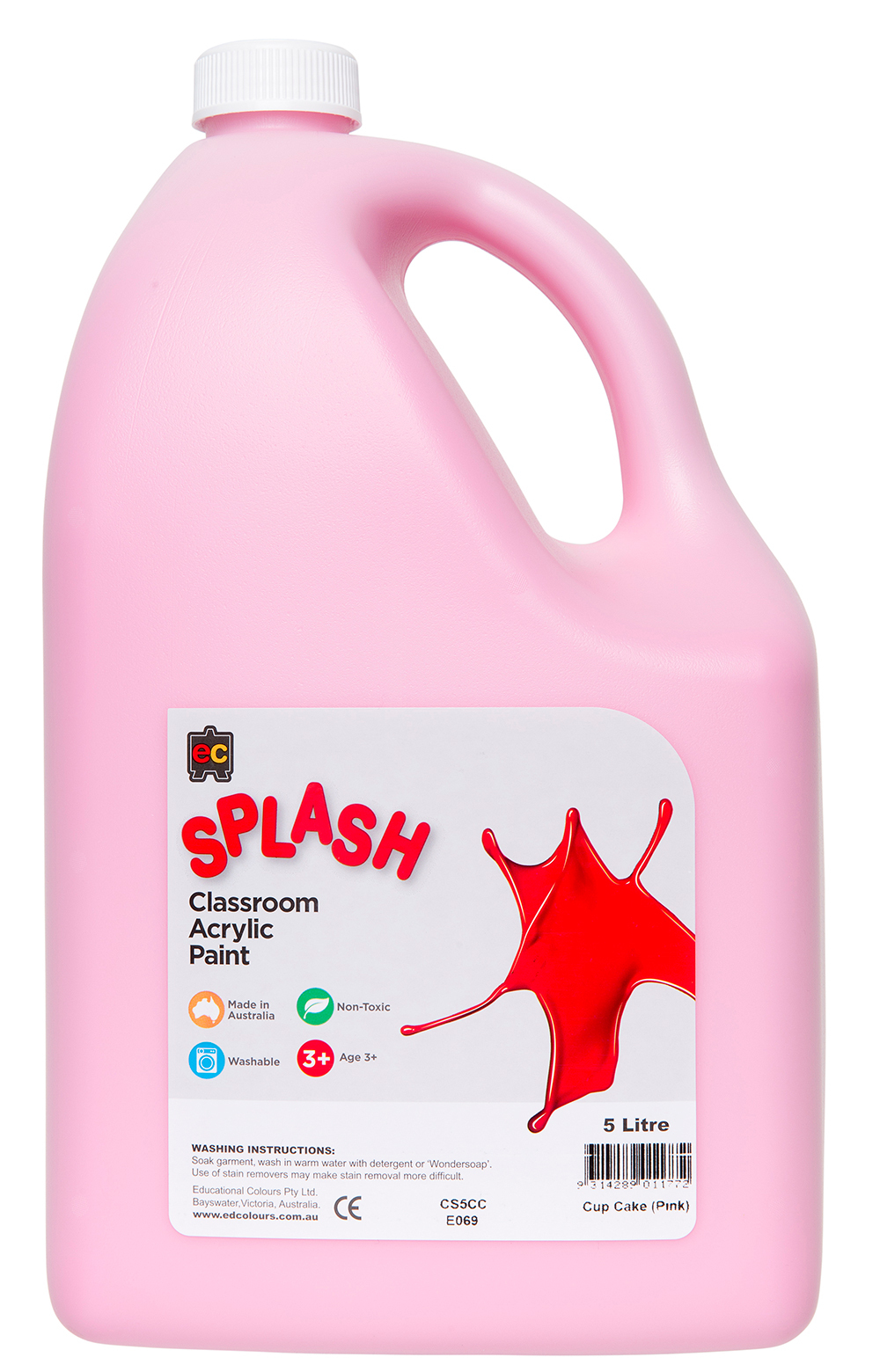 EC Splash Paint 5L - Cup Cake (Pink)