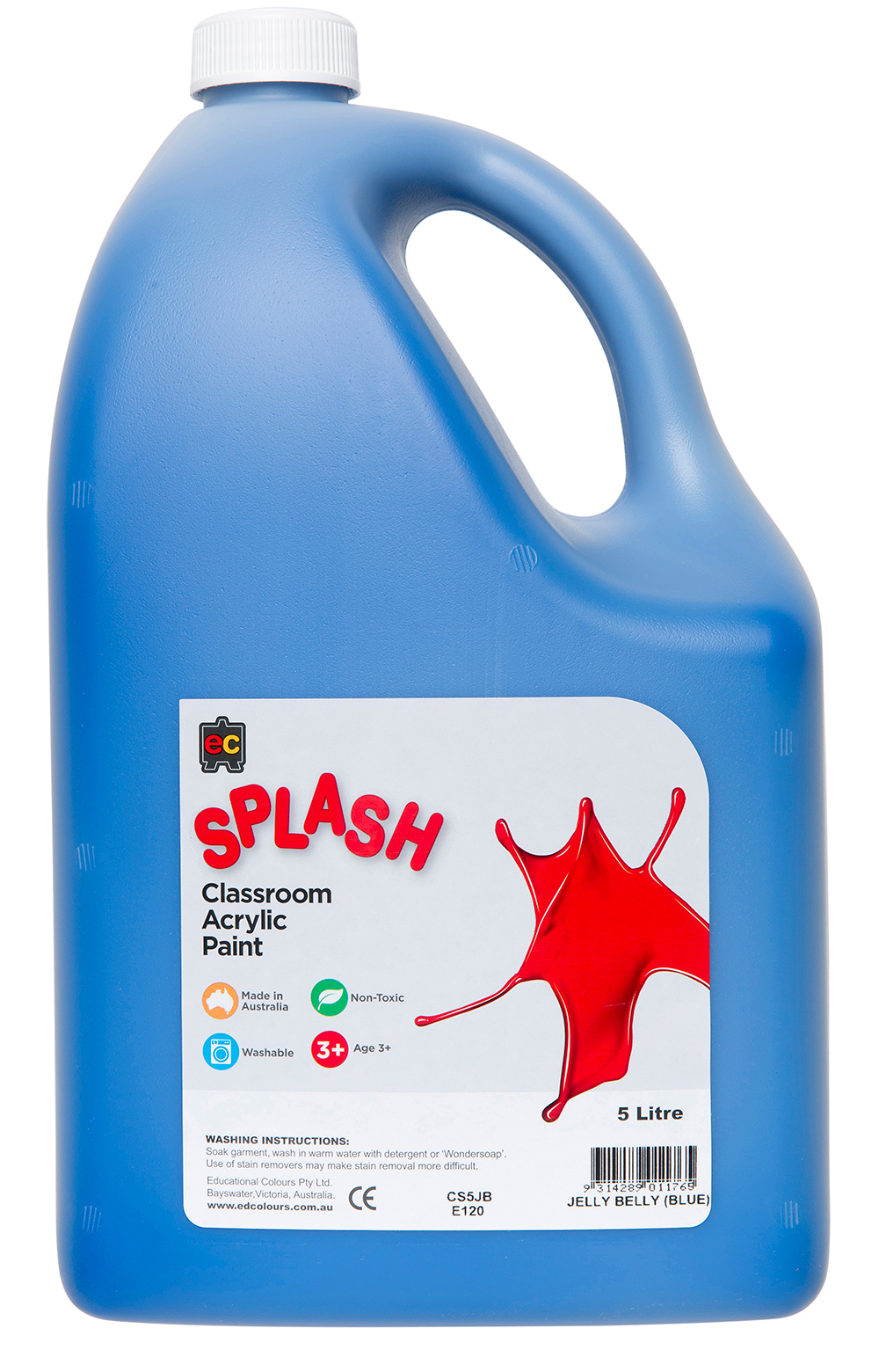 EC Splash Paint 5L - Jelly Belly (Blue)