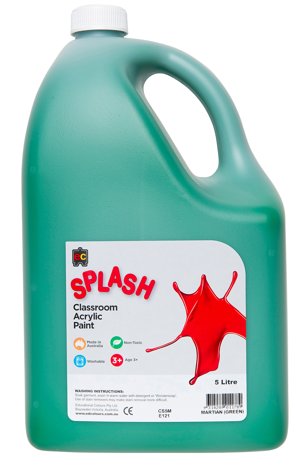 EC Splash Paint 5L - Martian (Green)