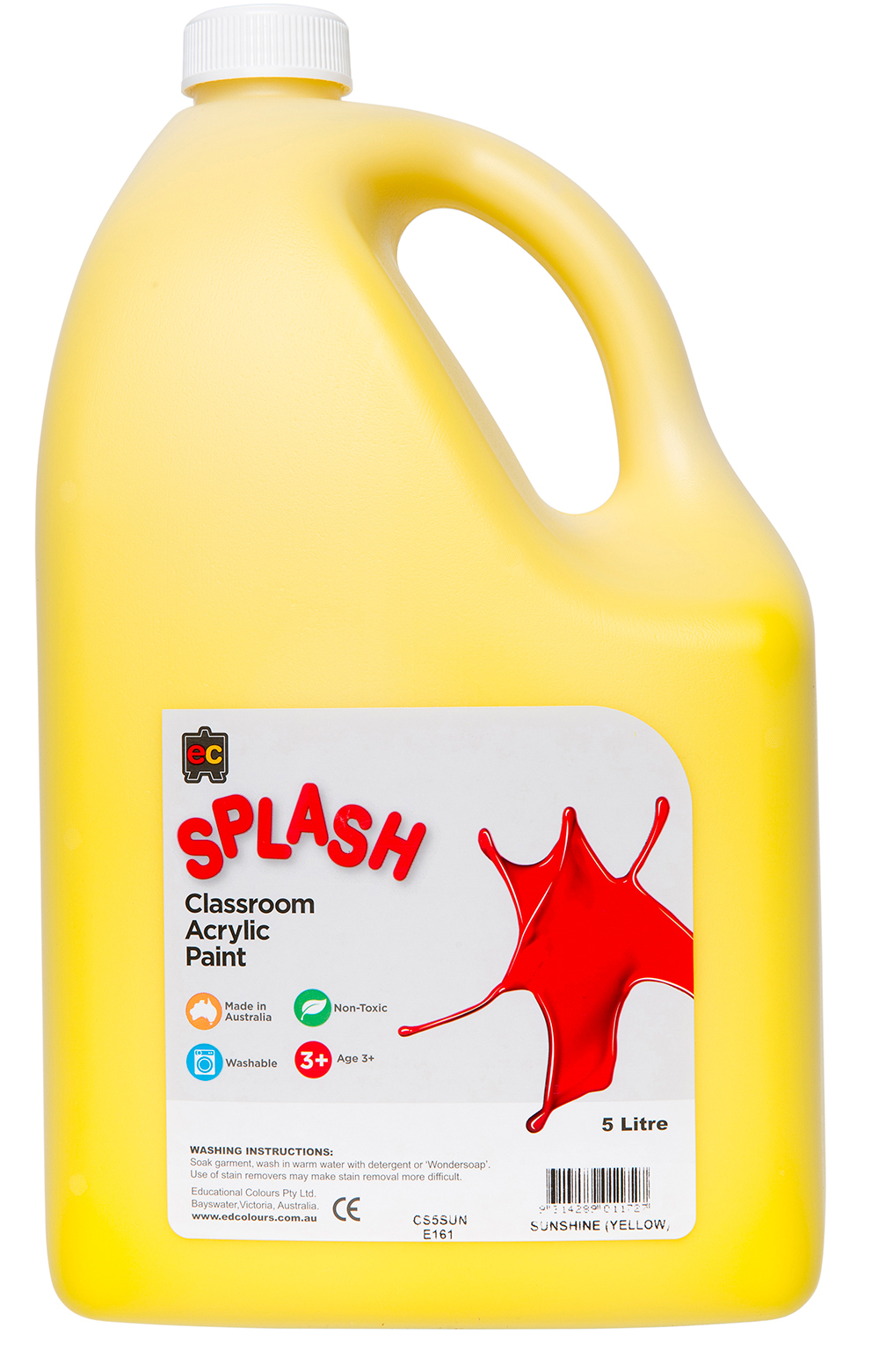 EC Splash Paint 5L - Sunshine (Yellow)