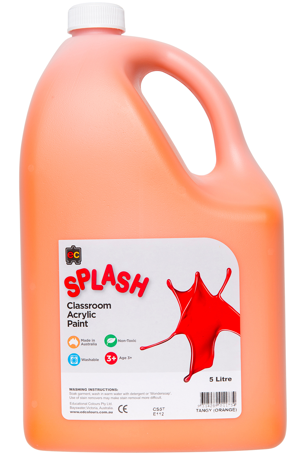 EC Splash Paint 5L - Tangy (Orange)