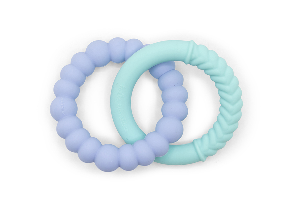 Sunshine Teether - Soft Mint & Soft Blue