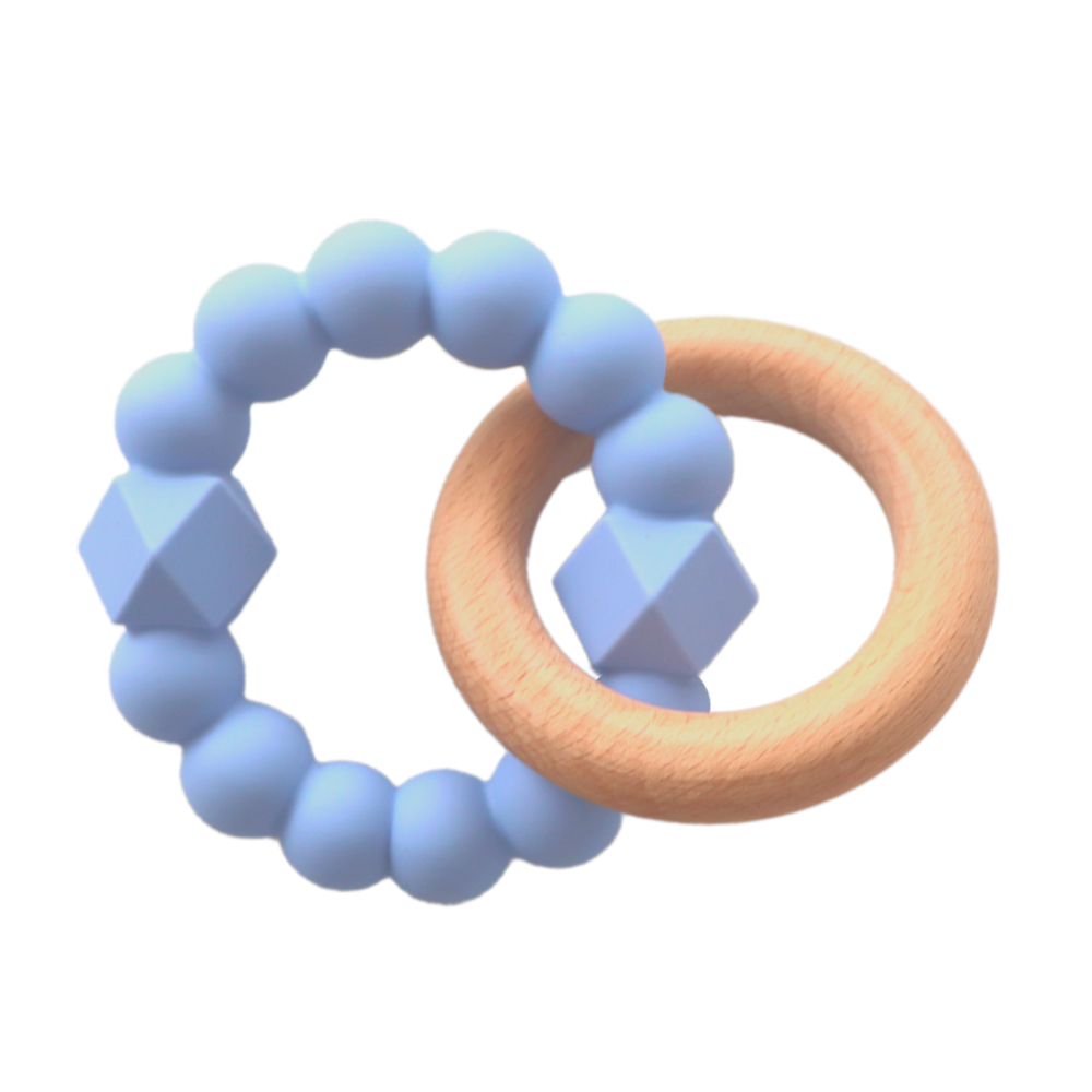 Moon Teether - Soft Blue