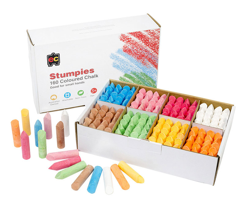 EC Stumpies Chalk - Assorted Colours 160pk