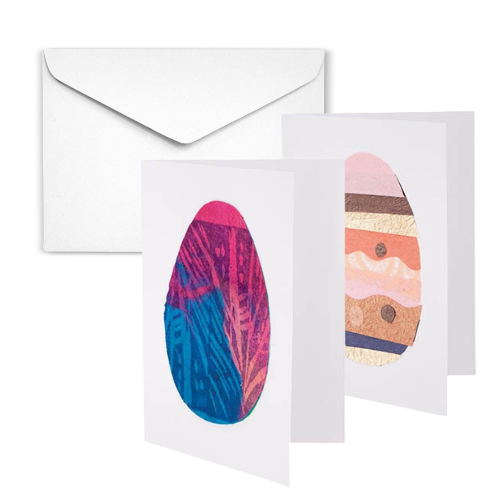 6x6 Inch Blank Cards & Envelopes 20-Pack - 100 Lb Thick Card Stock For DIY Card Making