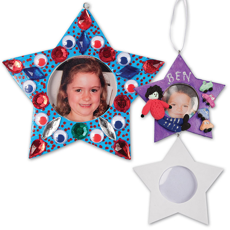 Clay Photo Frames 10pk - Stars