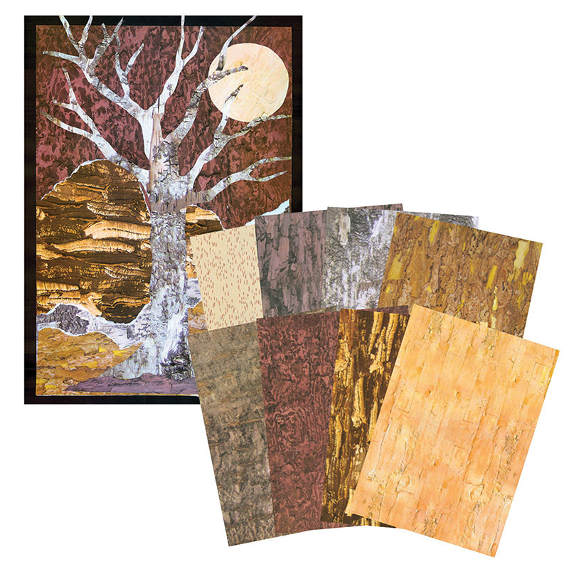 Printed Pattern Paper A3 40pk - Bark
