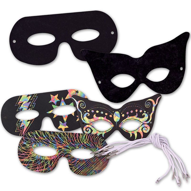 Scratch Paper Shapes - Masks 10pk