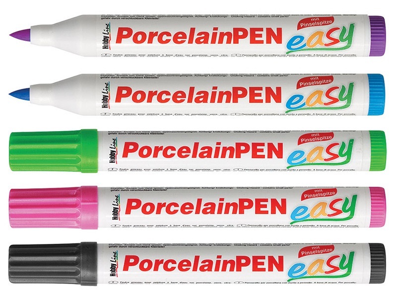 Porcelain/Ceramic Markers - Pastel 5pk