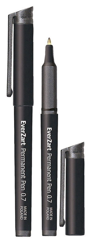 Permanent Marker Pens - Black 20pk