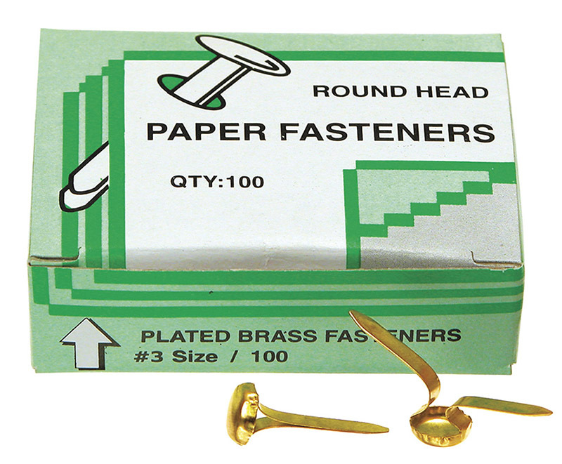 Paper Fasteners - 100pk