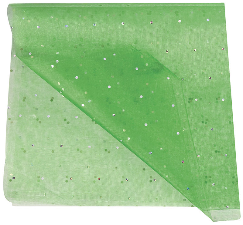 Poly Organza Roll 70cm x 10m - Green Diamond