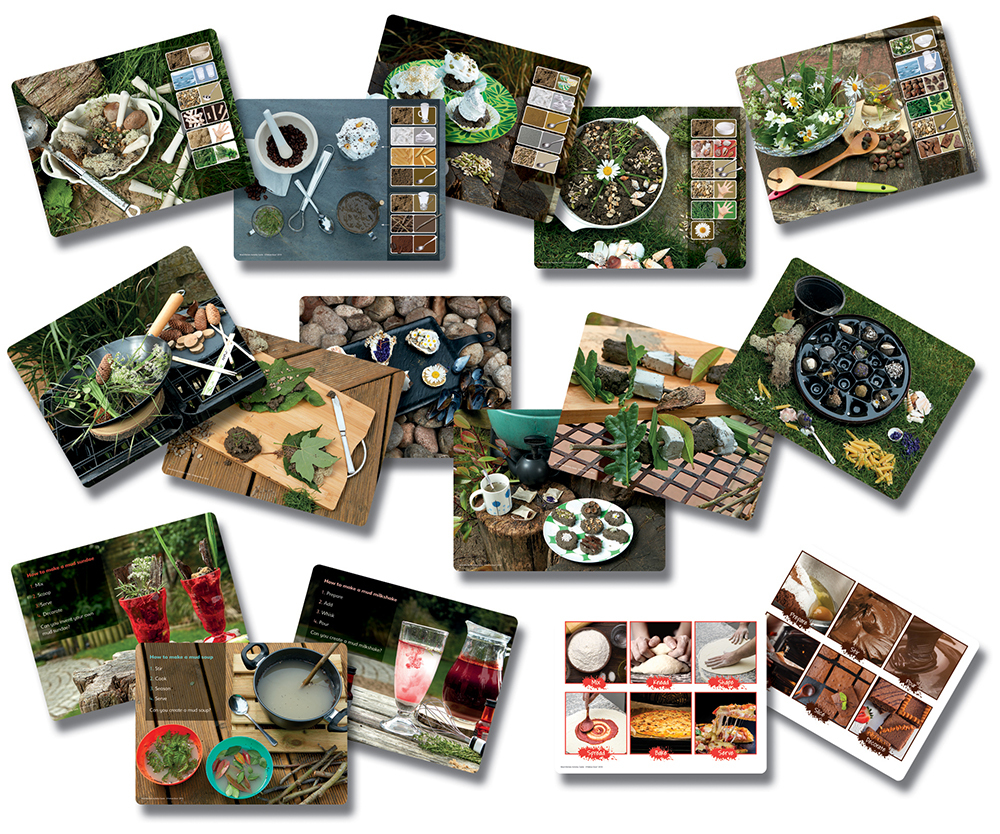 Mud Kitchen Activity Cards