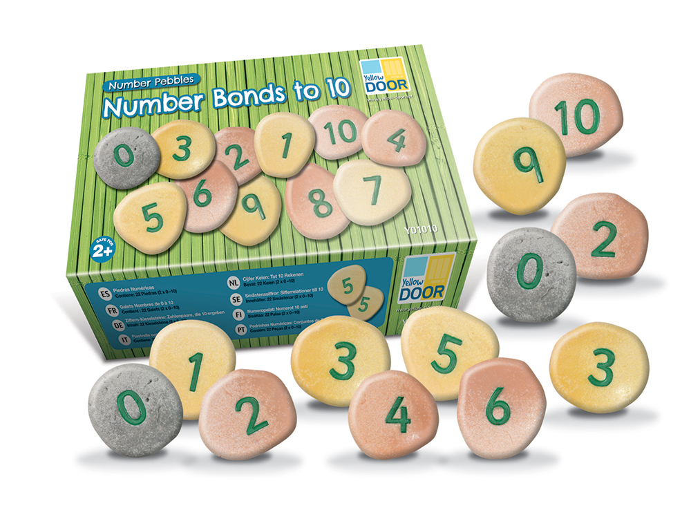Number Tactile Pebbles - Number Bonds to 10