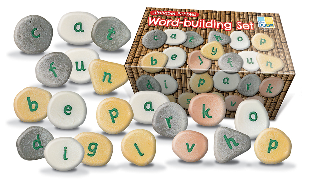 Alphabet Tactile Pebbles - Word & Building Set