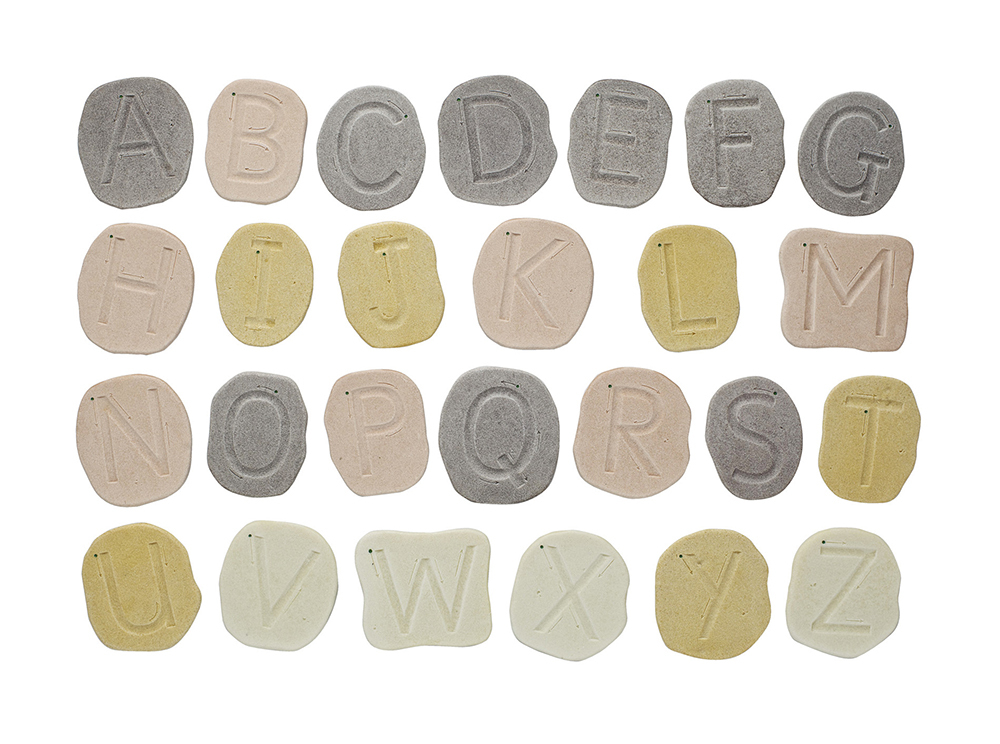 Feels-Write Uppercase Letter Stones