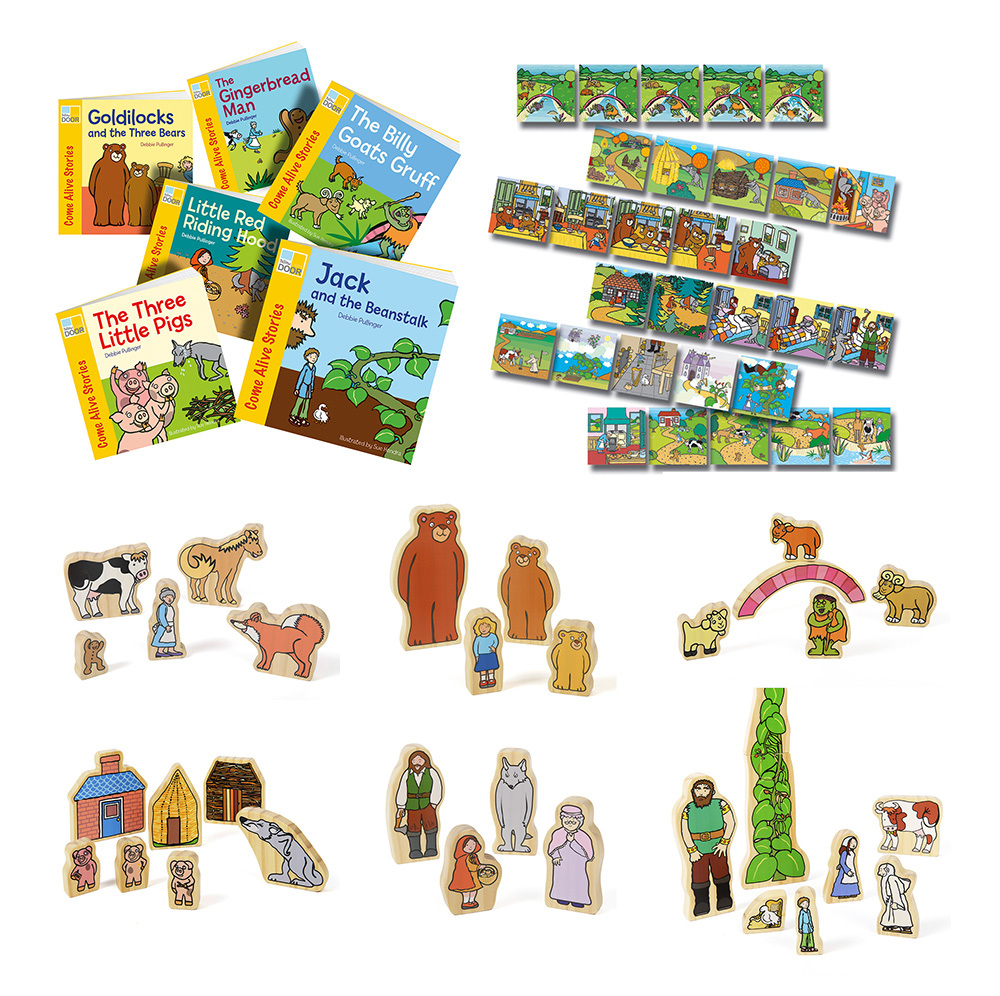 Traditional Tales - Characters, Books and Cards Set