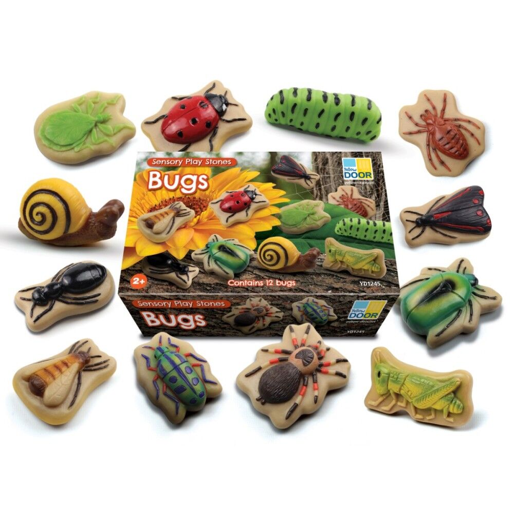 Sensory Play Stones - Bugs