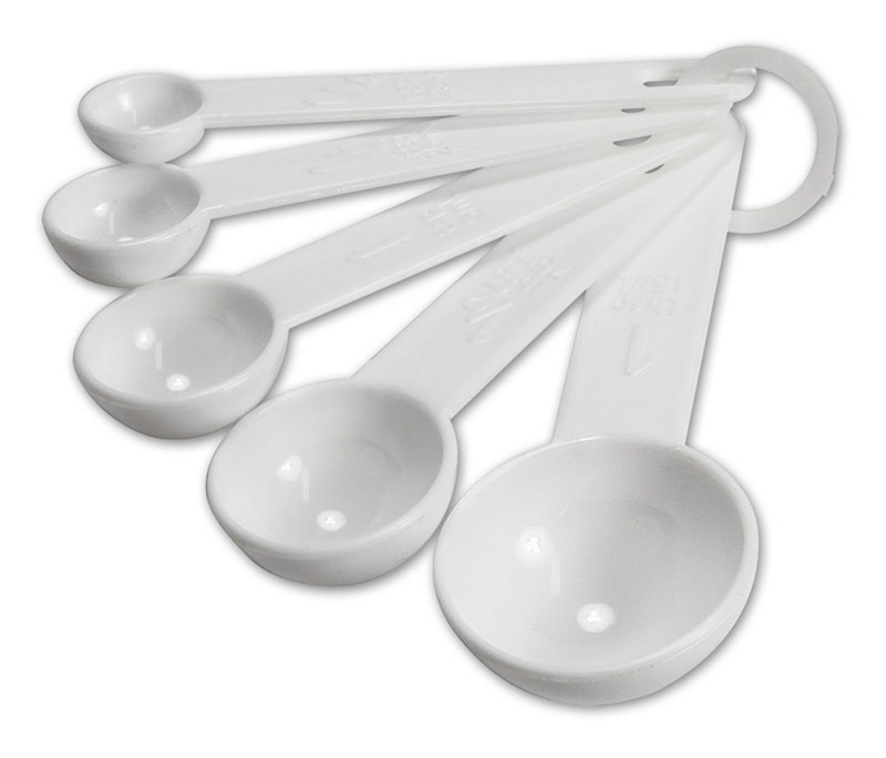 *Plastic Measuring Spoons - Set of 5