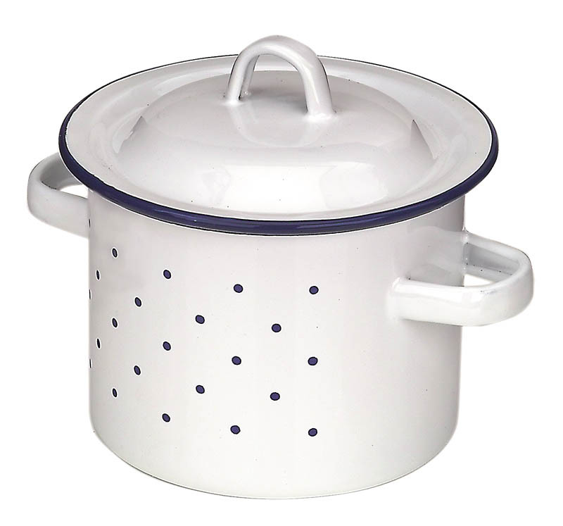 Gluckskafer Enamel Cookware - High Pot & Lid