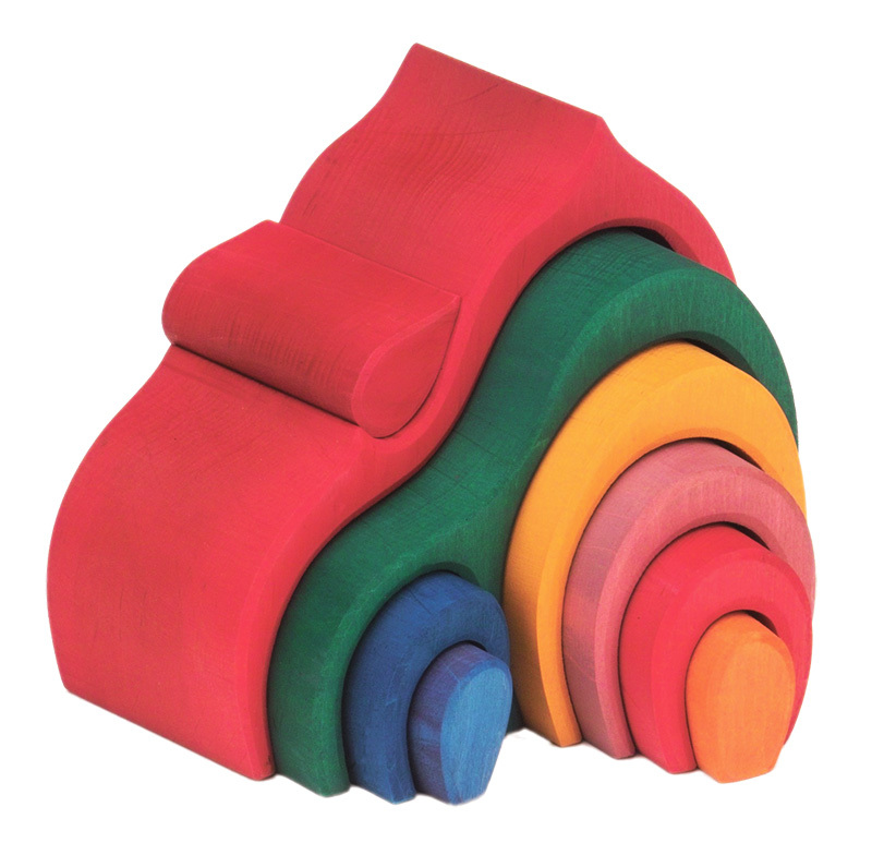 Gluckskafer Gable House - 9pcs 18 x 15cmH
