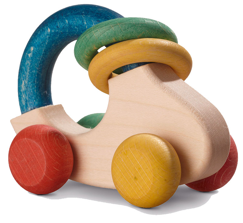 *Walter Wooden Baby Toys - Grip & Car
