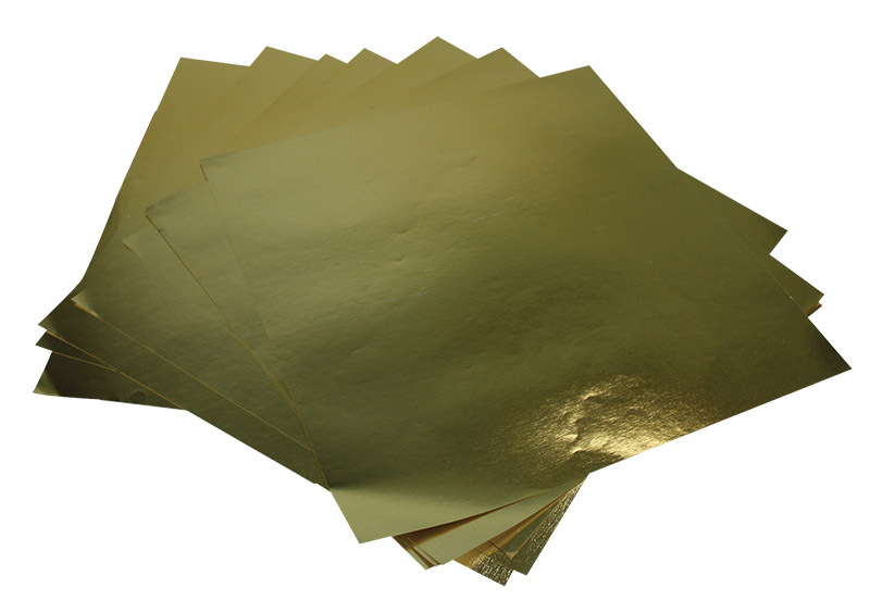Kinder Squares Large 250 x 250mm - Gold 100pk