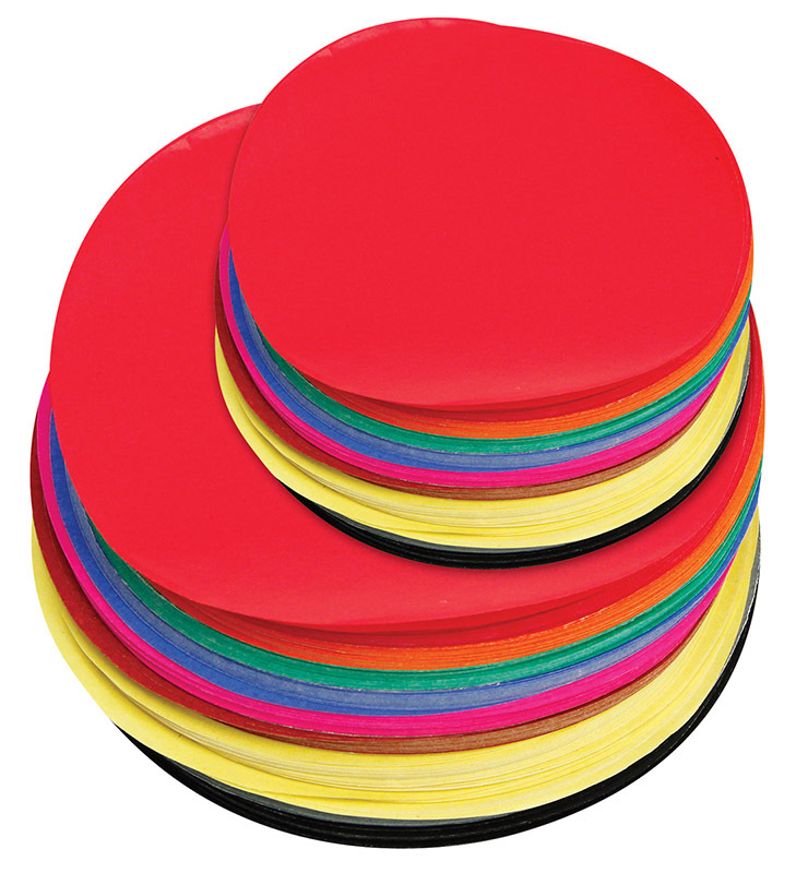 Kinder Circles Large 180mm - Matt Assorted 500pk