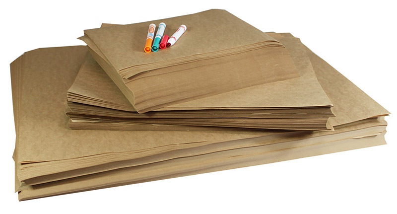 Brown Kraft Paper 70gsm - 1/4 Easel 255 x 380mm 500pk